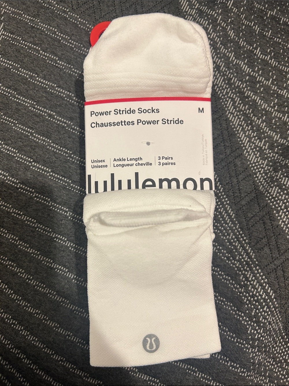 lululemon athletica Power Stride Ankle Socks - White